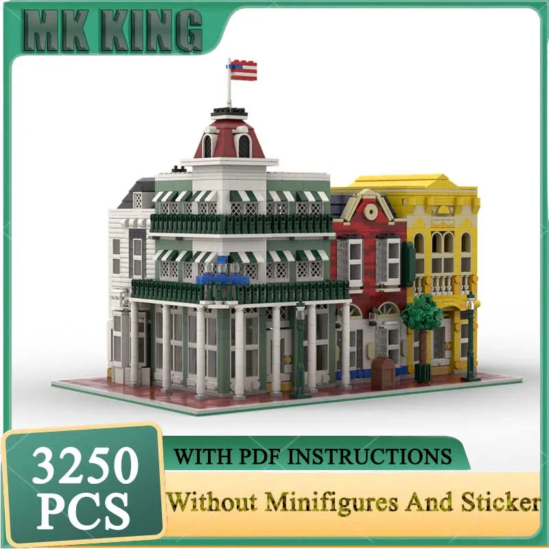 

Modular City Building Model Moc Building Bricks Main Street USA Jewelry Store Model Technology Blocks Assembly Gift Toys DIY Set