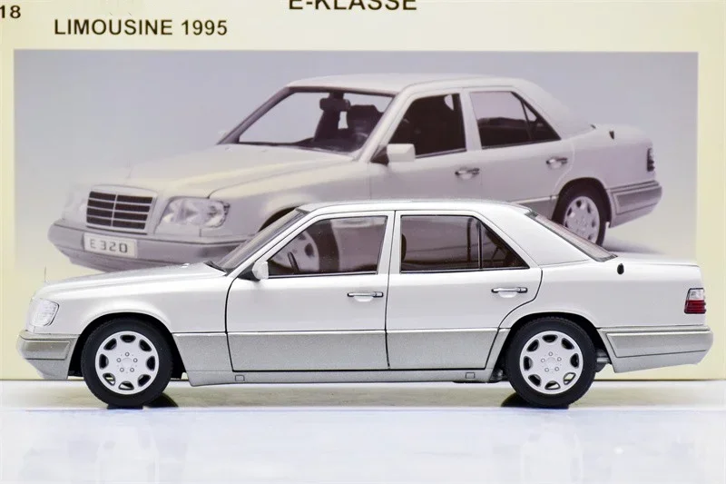 Autoart 1:18 e320 w124 E-KLASSE simulação de limousine edição limitada todo aberto liga metal estático modelo de carro brinquedo presente