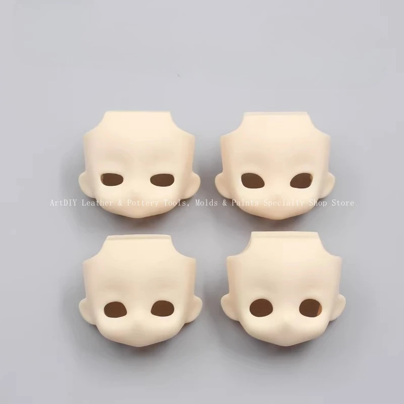 

GSC Blank Face Shell/open Eyes Face Handmade DIY Action Figure Ob11 Clay Baby Head Facial Shell Accessories