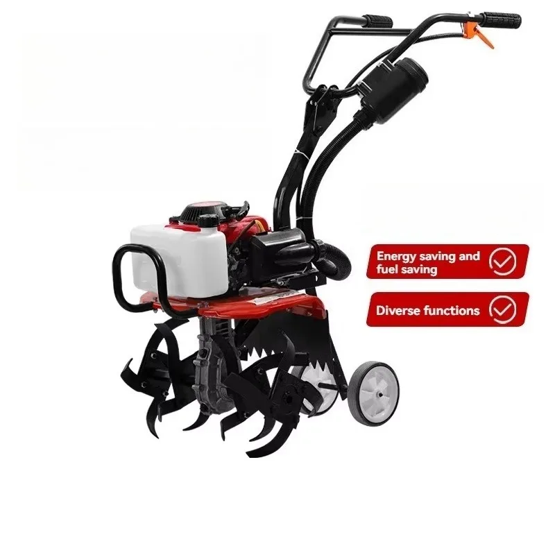 New Micro-tiller Small Energy-saving and Fuel-saving Four-stroke Soil Lifting Rotary Tiller