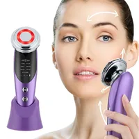 7 In 1 Face Lifting Machine Microcurrent Skin Rejuvenation Facial Massager Light Therapy Anti Aging Wrinkle Beauty Device