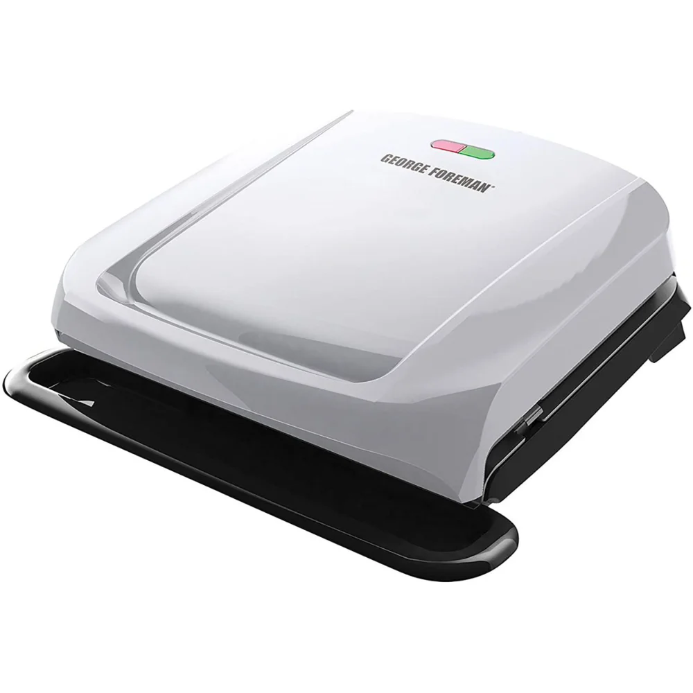 Imagem -02 - George Foreman Servindo Grill Elétrico Interior e Panini Press em Silver Bbq Grills 2023