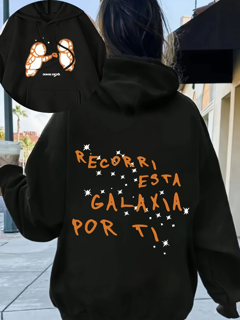 

Осень-зима 202, женская уютная толстовка с капюшоном на флисовой подкладке, высококачественная роскошь для мужчин и женщин, топ Y2k