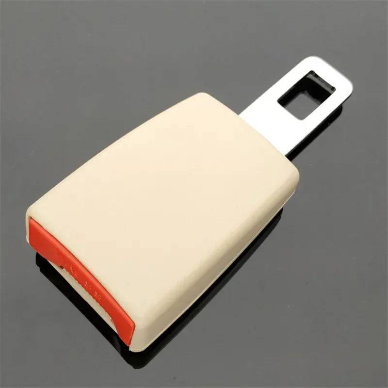 موسع مشبك حزام مقعد السيارة ، قابس مشبك القفل ، مقبس إدخال سميك ، إبزيم حزام مقعد الغطاء