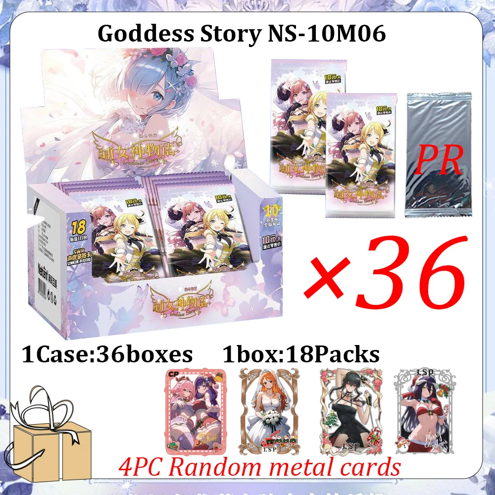 Newest Goddess Story Ns-10M06 Collection Card PR Card Swimsuit Bikini Feast Booster Box Doujin Toys And Hobbies Gift