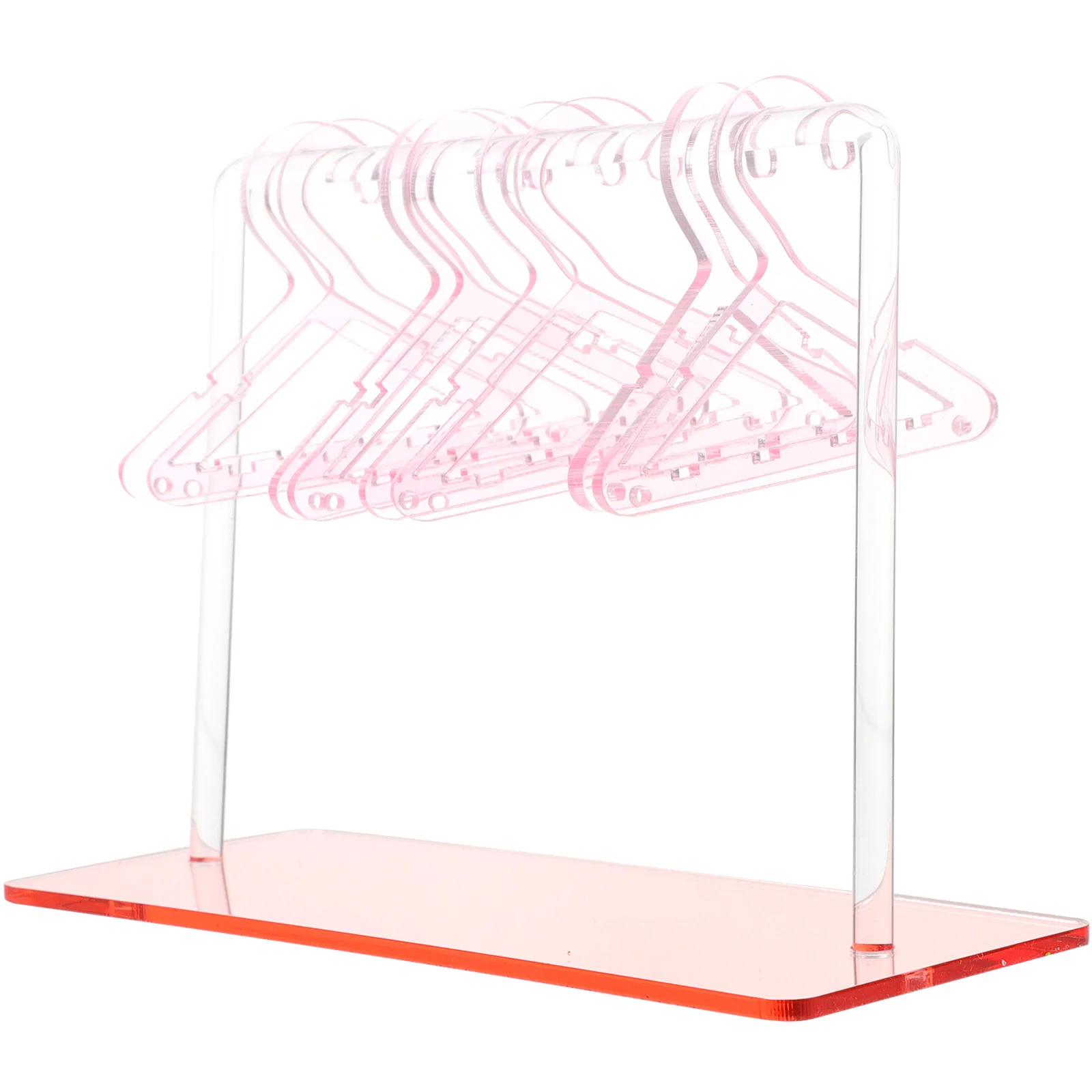 

1Set Acrylic Earrings Hanger Jewelry Organizer Stand Flat Bottom Earring Holder Desktop Storage Display Rack Hanging Organizer