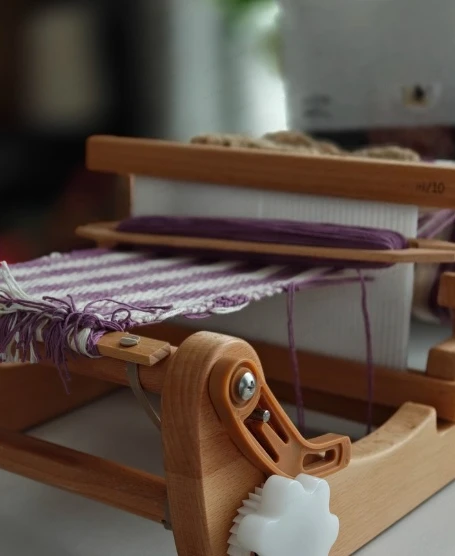 Qixi Festival Qiqiao ZZ201 Home Tabletop Loom Easy Hand Weaving Small Loom Mini Adult Split Weaving