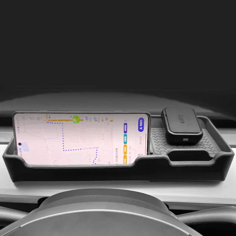 

Rear Storage Box For Tesla Model Y 3 Bracket Tray Central Control Screen Waterproof Instrument Panel Tissue Accessories 2023