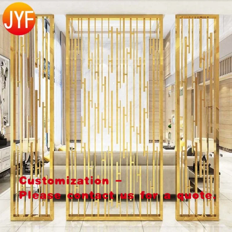 custom.H626 304 Waterproof Stainless Steel 4 Fans Room Divider Living Room and Kitchen