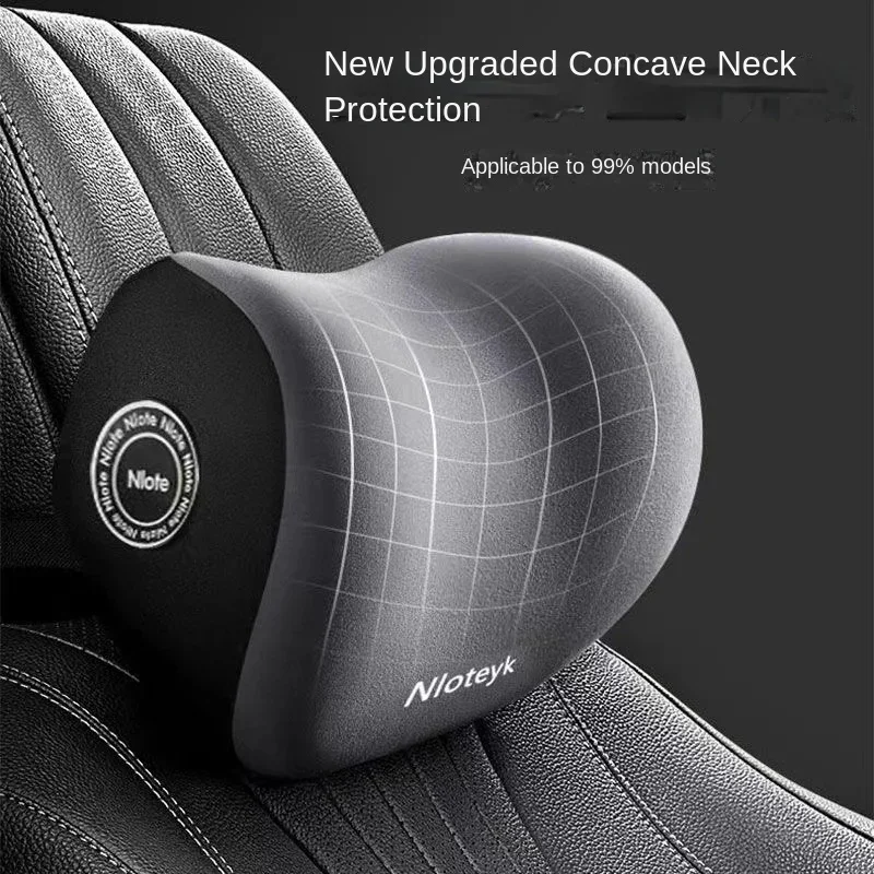 Car lumbar headrest car neck pillow car cushion backrest lumbar cushion memory foam lumbar support pillow