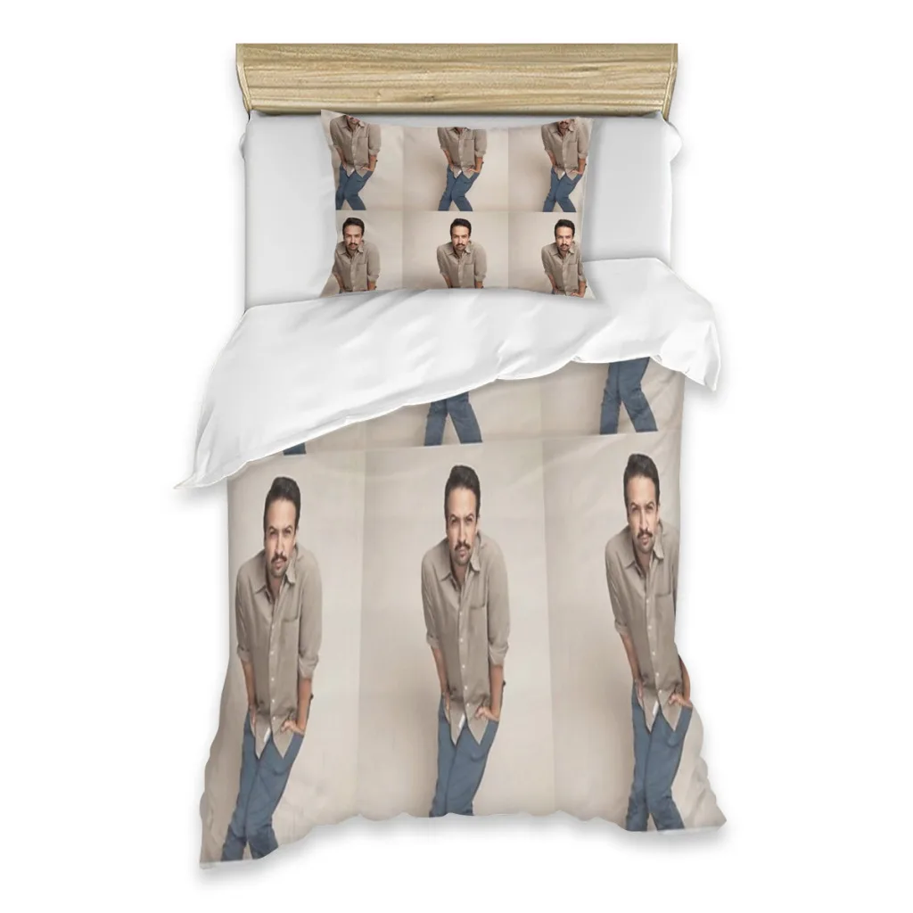 quirky lin manuel miranda Bed Sheets Set  Comforter Quilt Cover Duvets Single Bedding