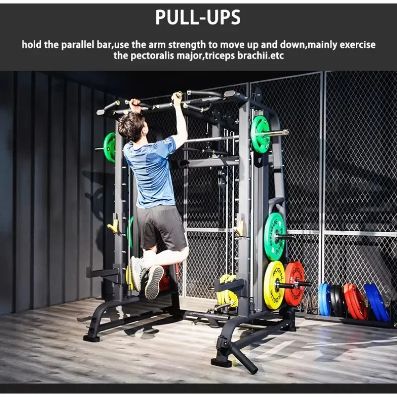 High-End Professional Home Multi Home Smith Machine Gym Squat Rack With Weight