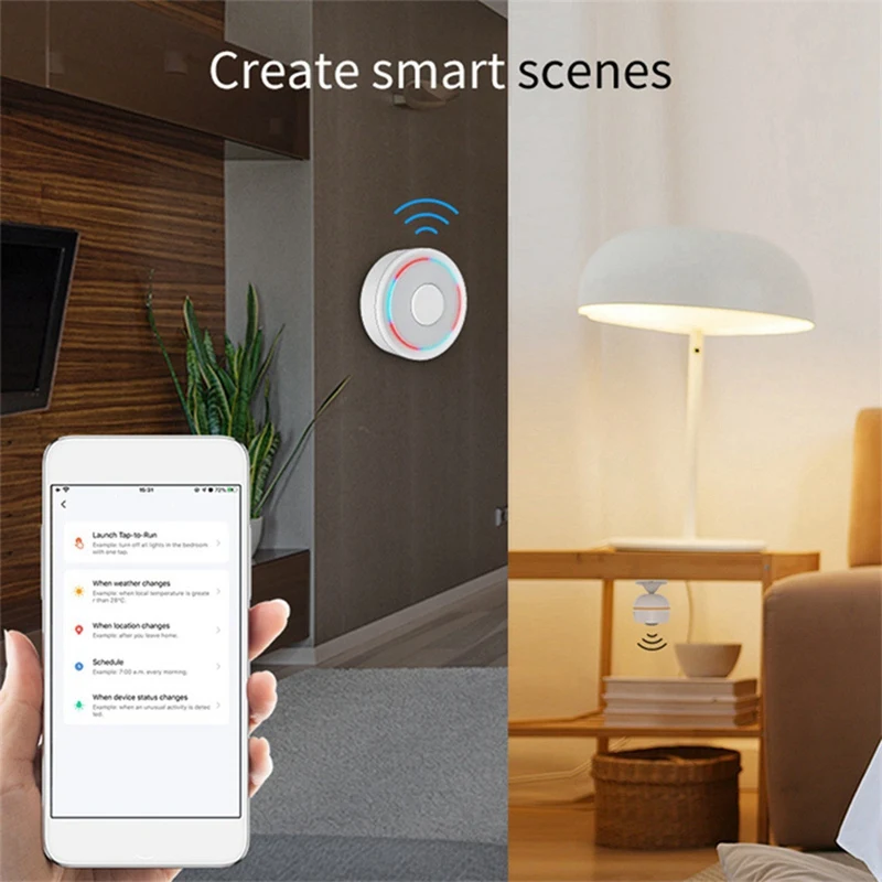 Smart Homekit Gateway Hub Smart Wireless Zigbee Bridge Tuya Smartlife APP Remote Control Works For Apple Homekit Alexa Plastic