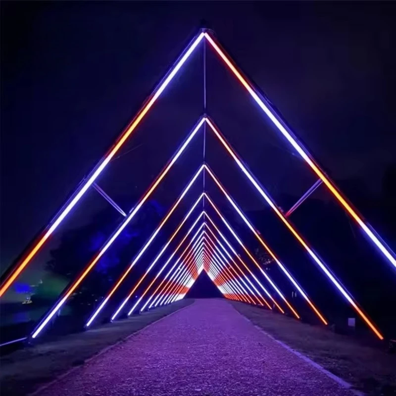 Giant Light Tunnel for Event LED Arch String Light Wedding Entrance Arch