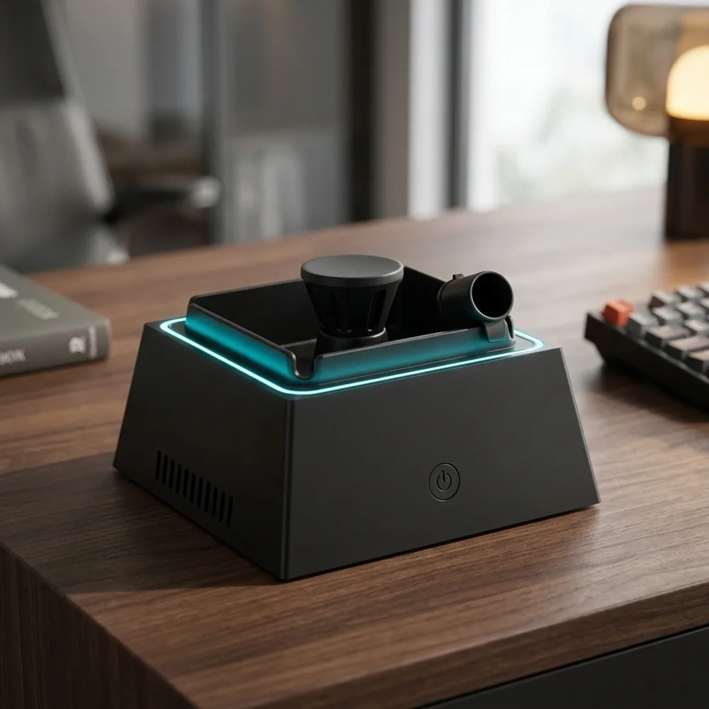 Creative For Air Purifier Designed for Smart Homes with Low Noise Filtration Aromatherapy Support and Soothing Ambient Lighting