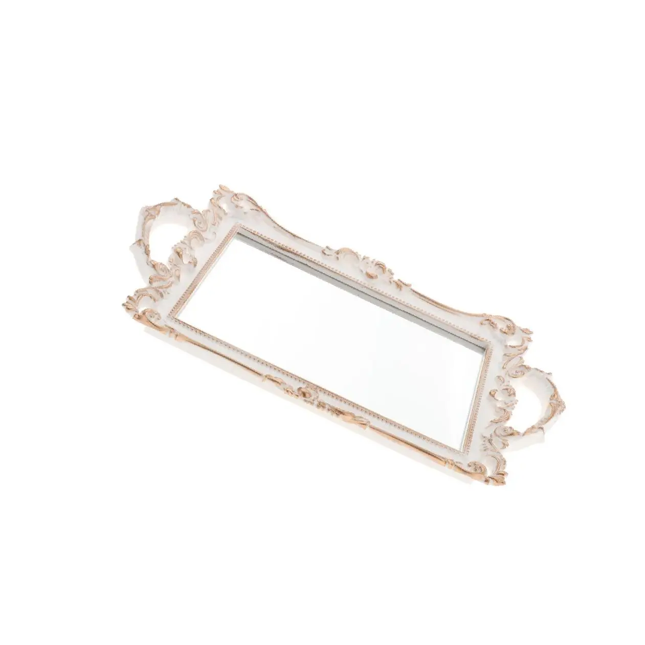 Elegant Vintage Vanity Tray Size For Organizing With Style Exquisite And Practical Mirrored Tray