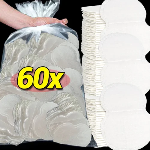 Imagen 2 del producto Almohadillas desechables invisibles para el sudor de las axilas, parche antitranspirante ultrafino y transpirable para las axilas, almohadilla desodorante de fuerte absorción del sudor