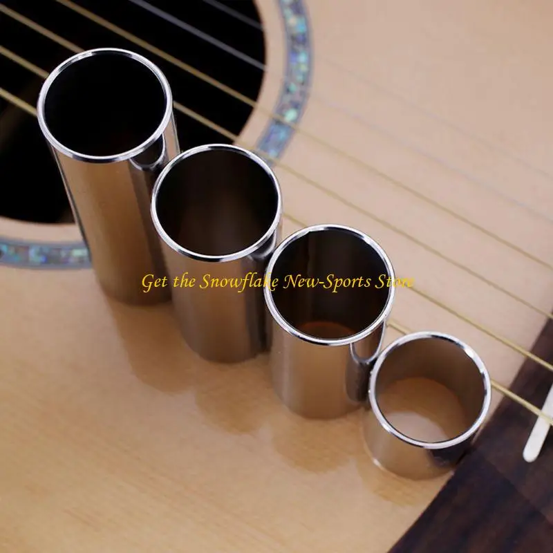 E56D Long Stainless Guitar Slides For Banjo, Mandolin Finger Slide Guitar Tube