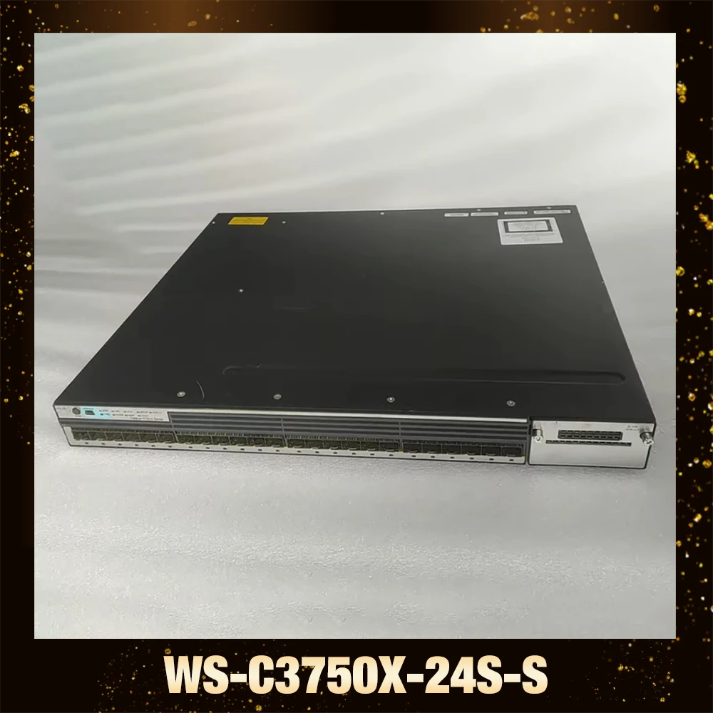 WS-C3750X-24S-S 24 port Gigabit SFP optical port three-layer fiber optic switch