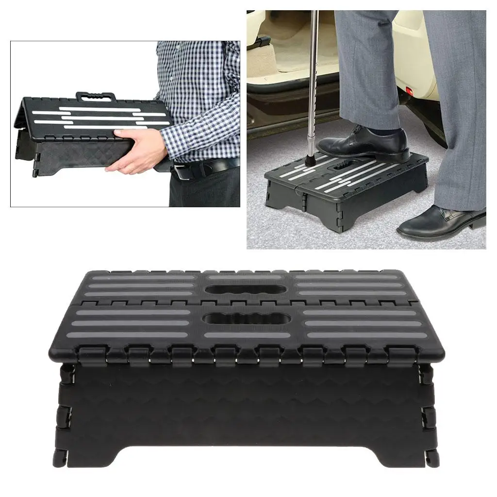 

Lightweight Foldable Non-slip Outdoor Mobility Step Riser Aid for Help Monte Elderly Disabled