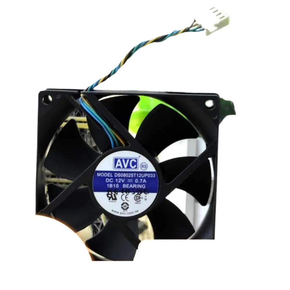 

Для AVC 12 В 0,7 А DS8025T12U P033 8025 8 см 4-проводной вентилятор охлаждения корпуса компьютера с высоким воздушным потоком, идеальные игровые и серверные системы