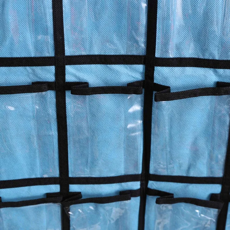 مخطط جيب TTKK 10X لحامل الآلة الحاسبة، 30 مخطط جيب للفصول الدراسية 33.5 × 24.5 بوصة منظم هاتف محمول معلق