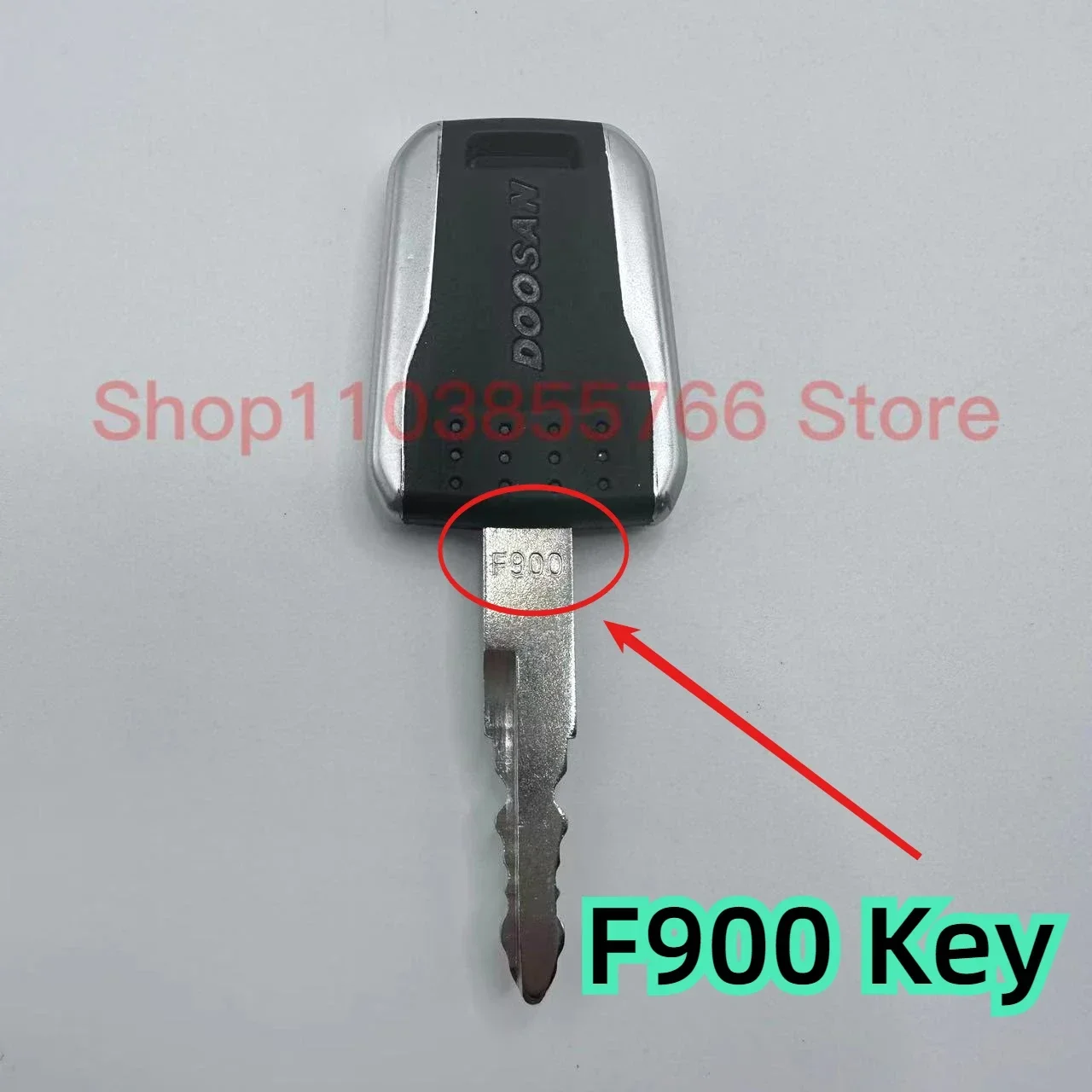 10PCS F900 Key For Deawoo Doosan Bobcat Terex Excavator Heavy Equipment Ignition Start Switch Door Lock Fit E80