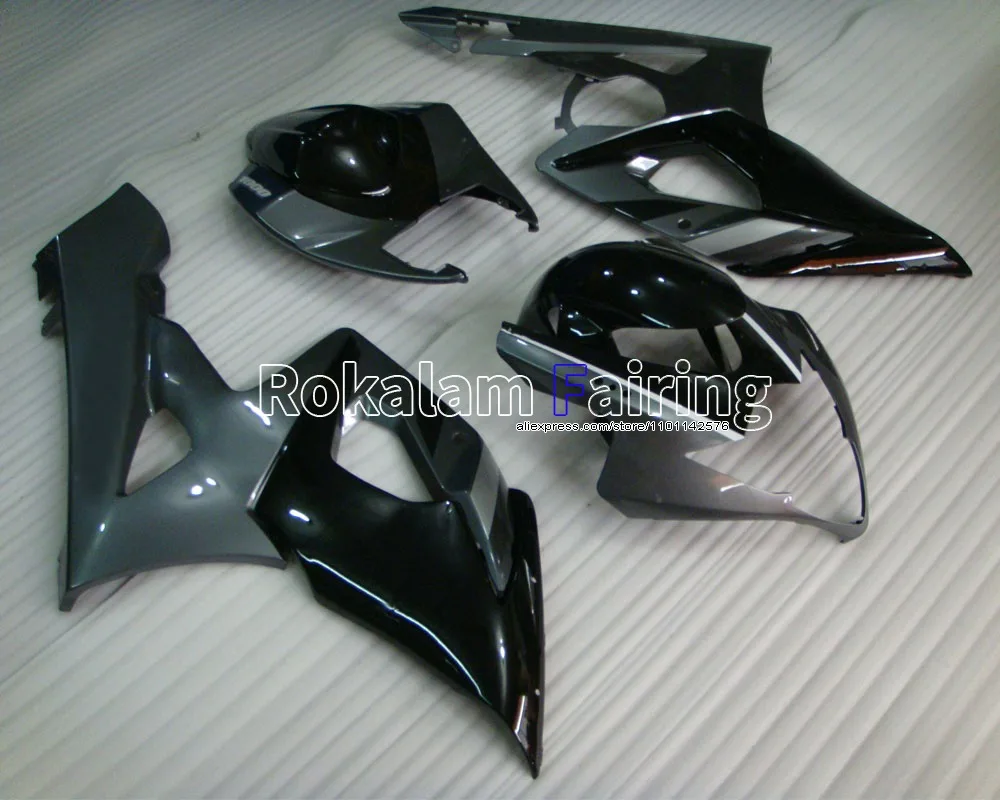 Fairings For Suzuki K5 GSXR1000 05 06 GSX-R1000 2005 2006 GSXR Black Grey Sports Bike Body Kits (Injection molding)