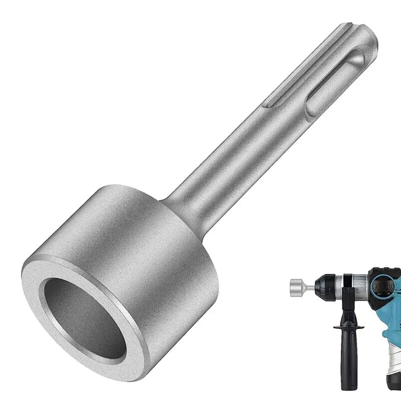 |NEWABAG|SDS-Plus T Post Ground Rod Driver, Drill Bit Driver Hammer Drill Rod Converter for Hammer Drill Grounding Rods