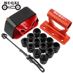 MUQZI – support de fourche de vélo, support de toit de voiture, adaptateur de supports d'axe à dégagement rapide