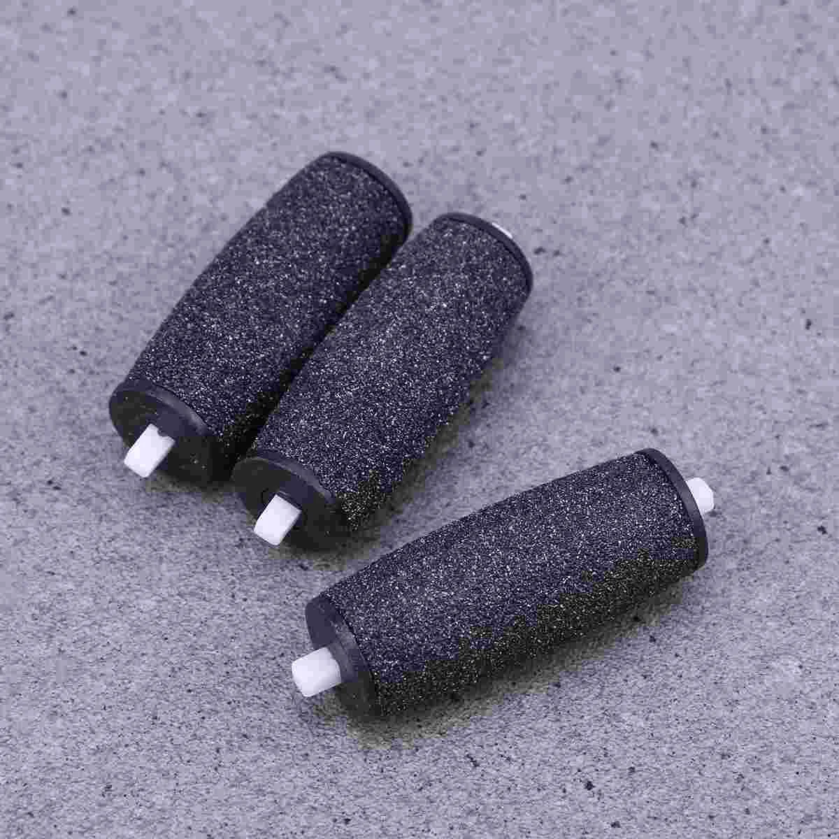 4 Extra Foot File Replacement Pads Rollers Coarse Grinder Black Electronic Walker