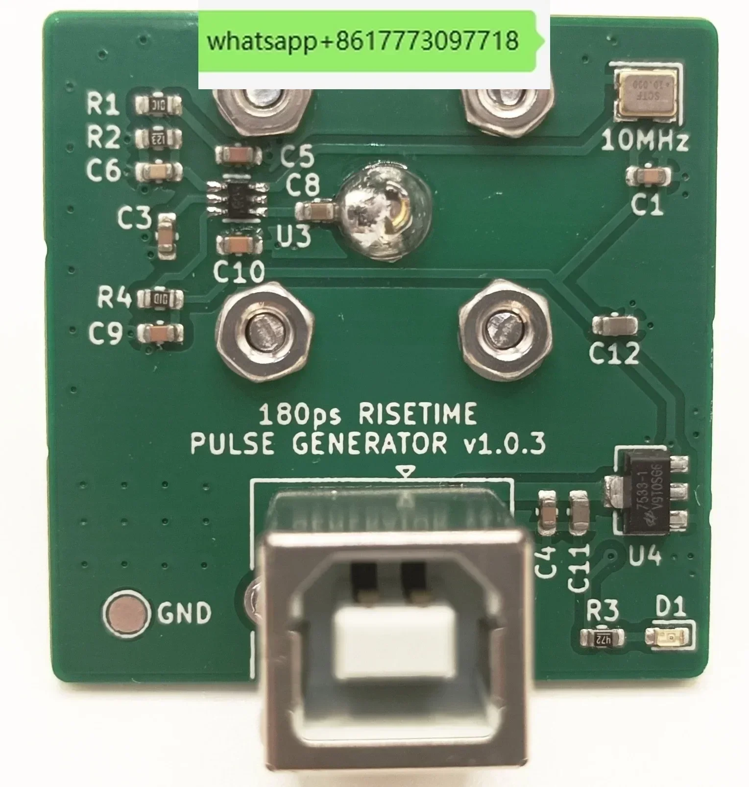 

Fast edge pulse generator 180 picosecond rising edge Measurement of oscilloscope bandwidth TDR measurement
