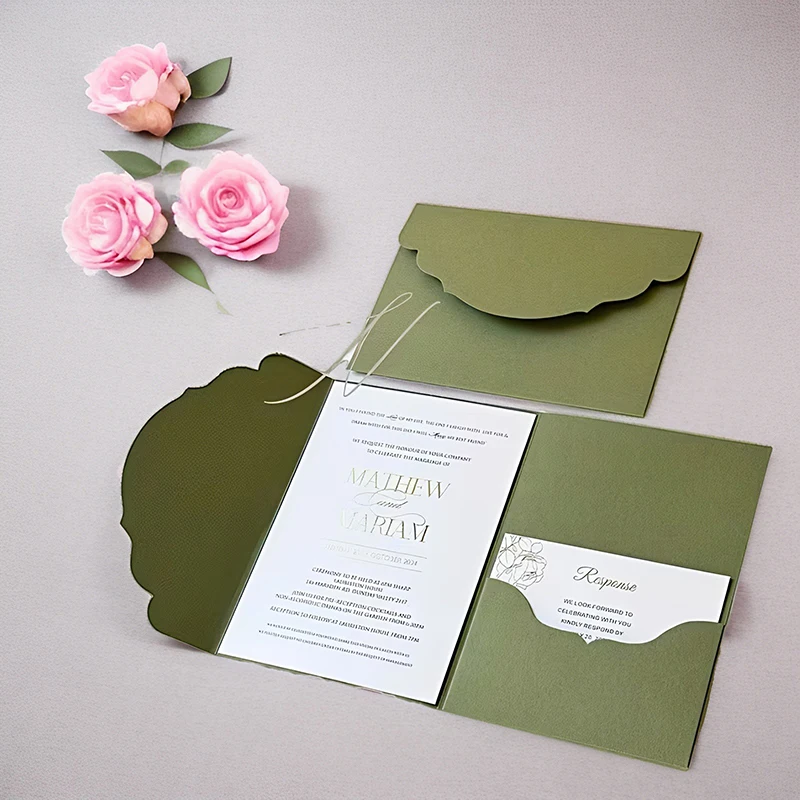 50Pcs 3D Colored Cardboard Envelope Small Foldable DIY Paper Envelopes Marriage Invitation Letter Envelope 13x18cm