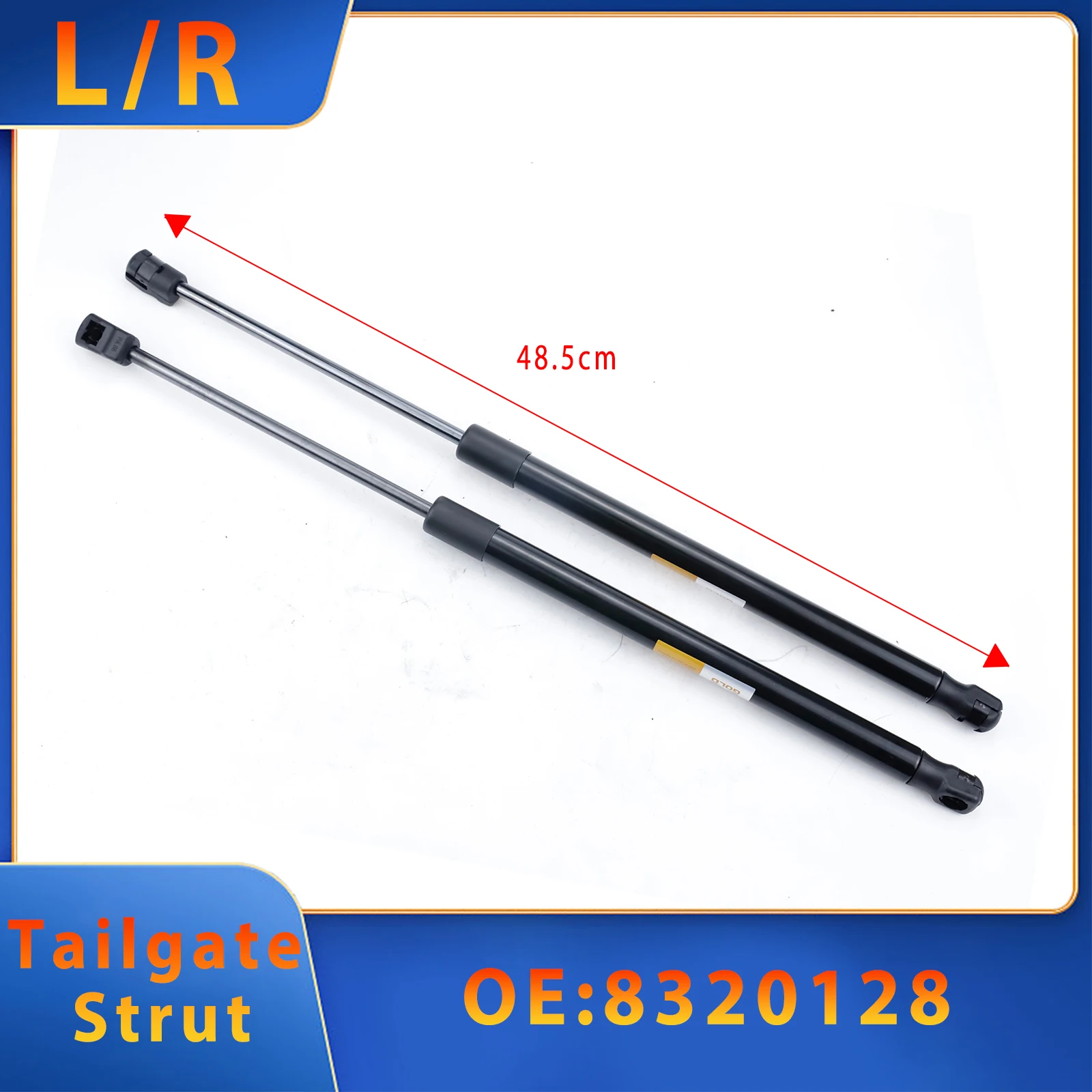 

2PCS Tailgate Gas Spring Strut For BAOJUN 310 CN180C 2016-2022 1.2L 1.5L 8320128 23964660 8320128 23964659 Car Accessories