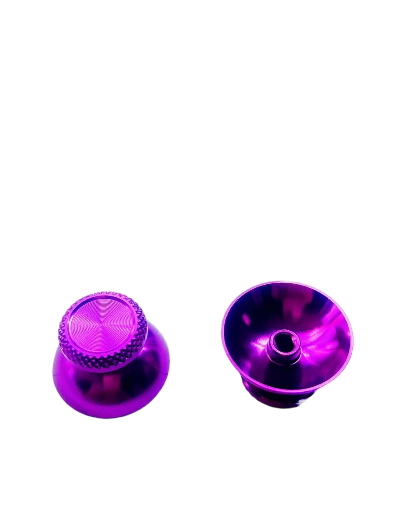 2 pcs Metal Mushroom Analog Thumb Stick Cover Aluminum Joystick Grip Cap For PS5 Gamepad Controller Thumbstick Replacement