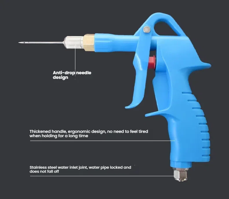 Electric Meat Saline Syringe Pump High Pressure Bacon Pump Gun Electric Injector Meat Processor with 316 Stainless Steel Needle
