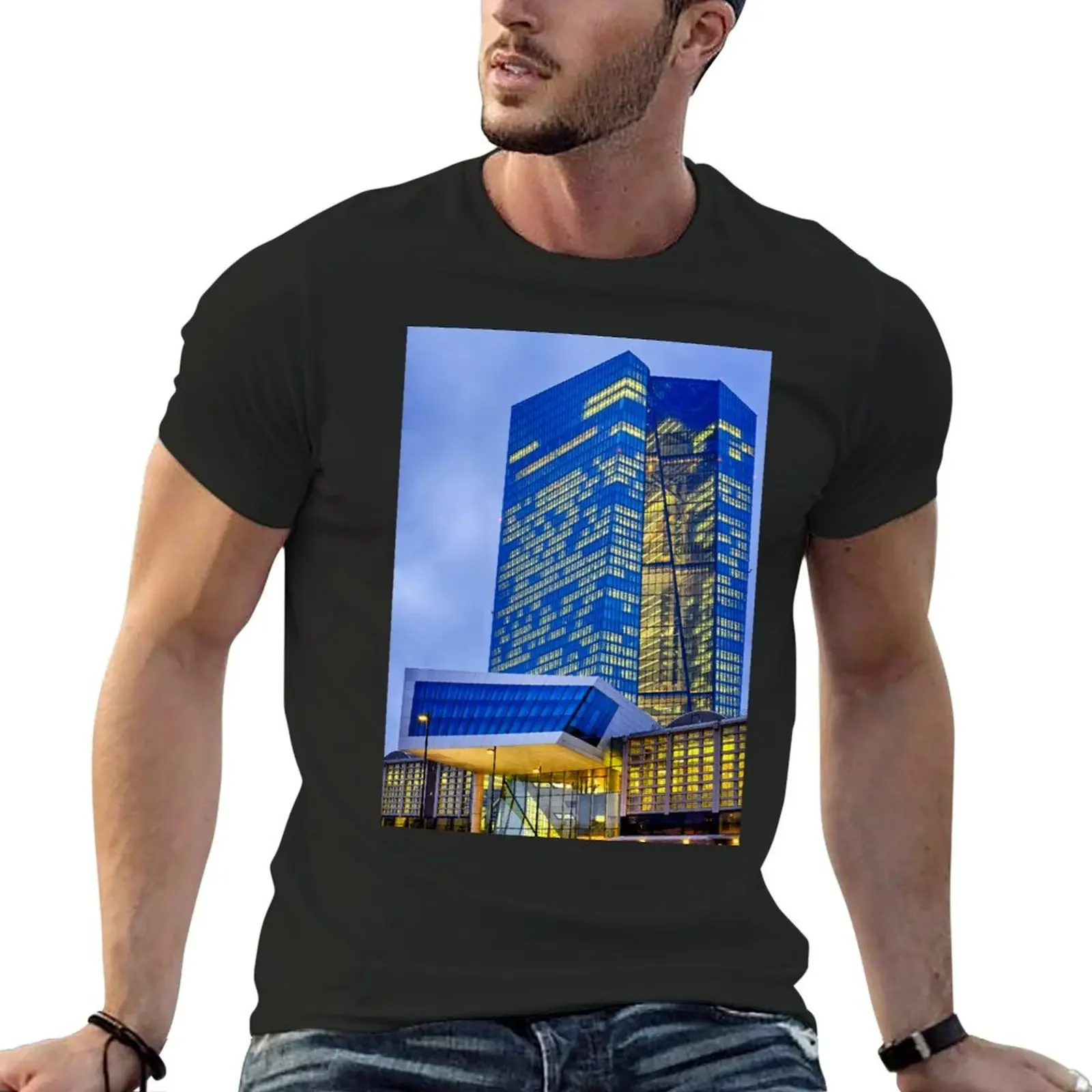 Seat of the European Central Bank T-Shirt shirts graphic tees sweat customs design your own mens t shirt graphic