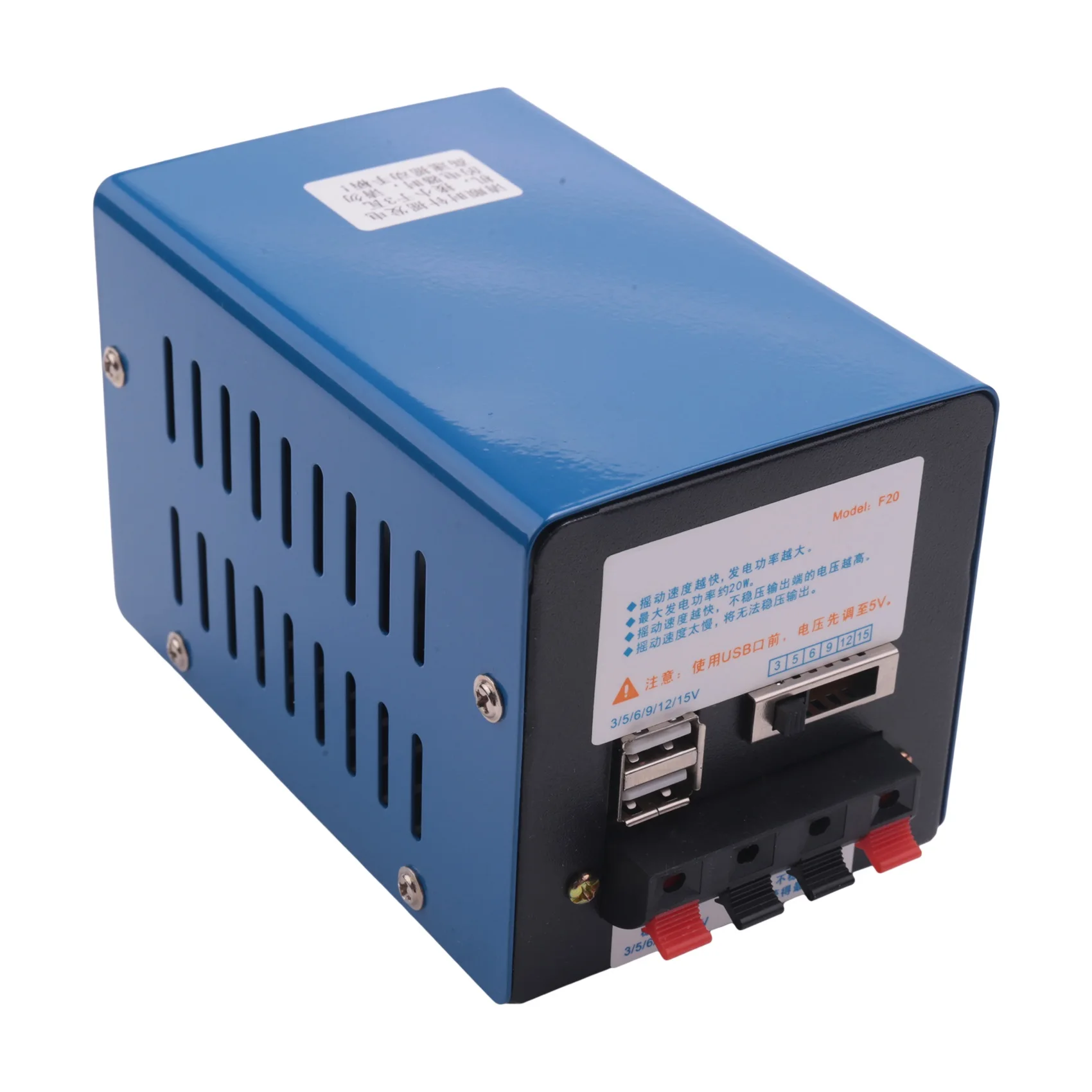 

A06K Мощное зарядное устройство для динамо-машины Портативная аварийная ручная рукоятка с USB-зарядкой Аварийный генератор с рукояткой для выживания