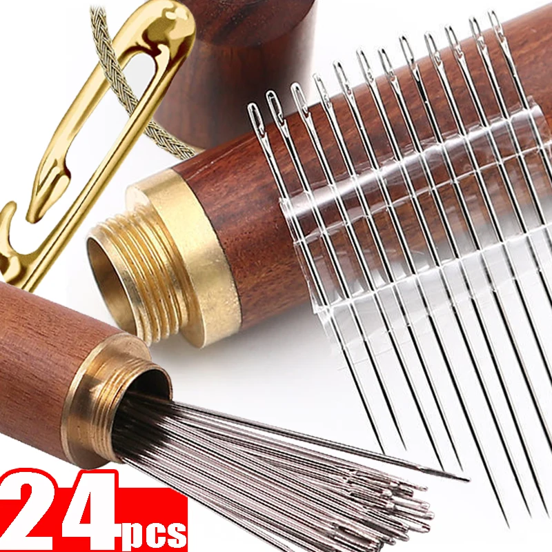

24 шт., съемные иглы для рукоделия