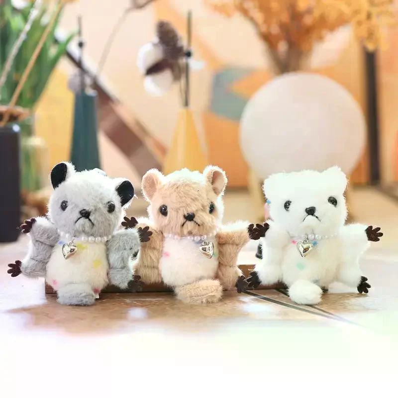 

1Pcs Cartoon Muscle Mosquito Plush Pendant Companion Doll Cute Elephant Bat Stuffed Animal Stuffed Animal Plush Toy Kids Gift