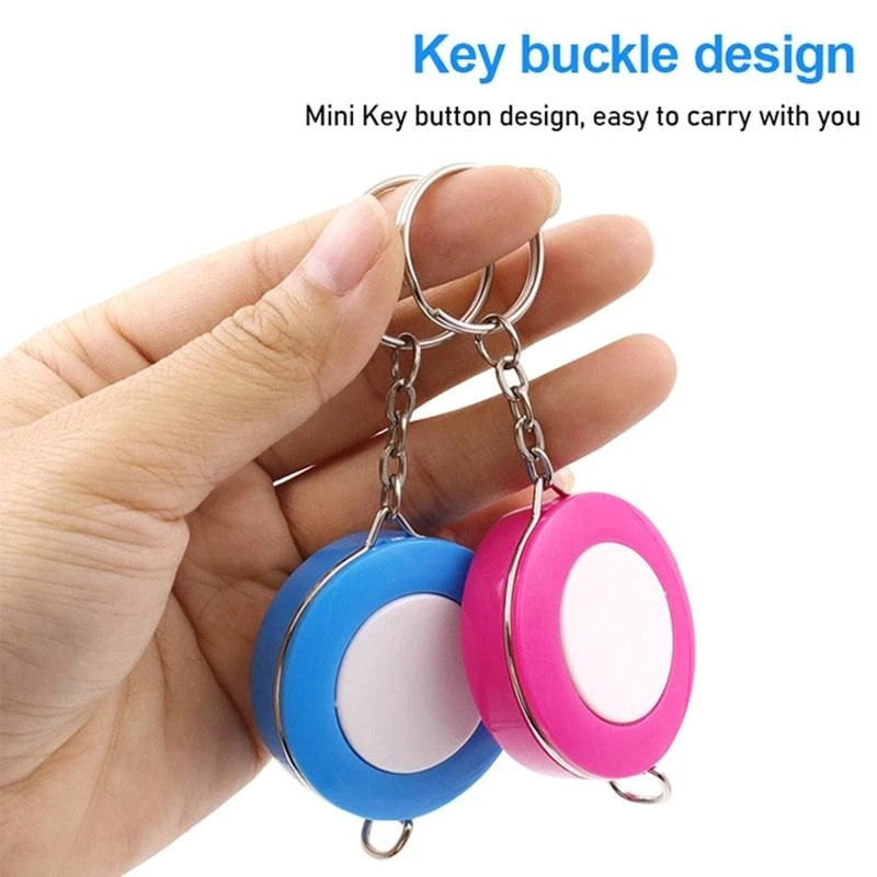 F92B Retractable Tape Measure dengan pita soft pape mini ukur dua sisi