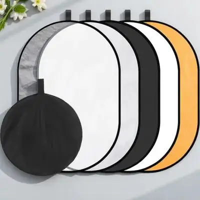 

1Set Portable Reflectors Photography Collapsible Diffuser Soft Light Control Shadow Reduction Outdoor Photo Equipment