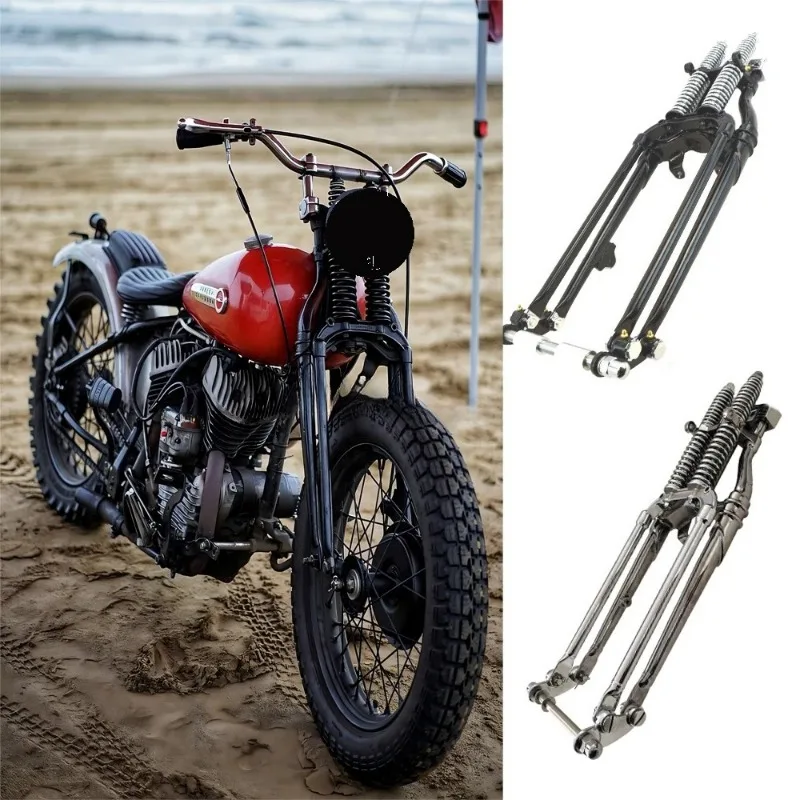 Motorcycle Retro Vintage Springer Front Fork - Chromed Modification Accessories