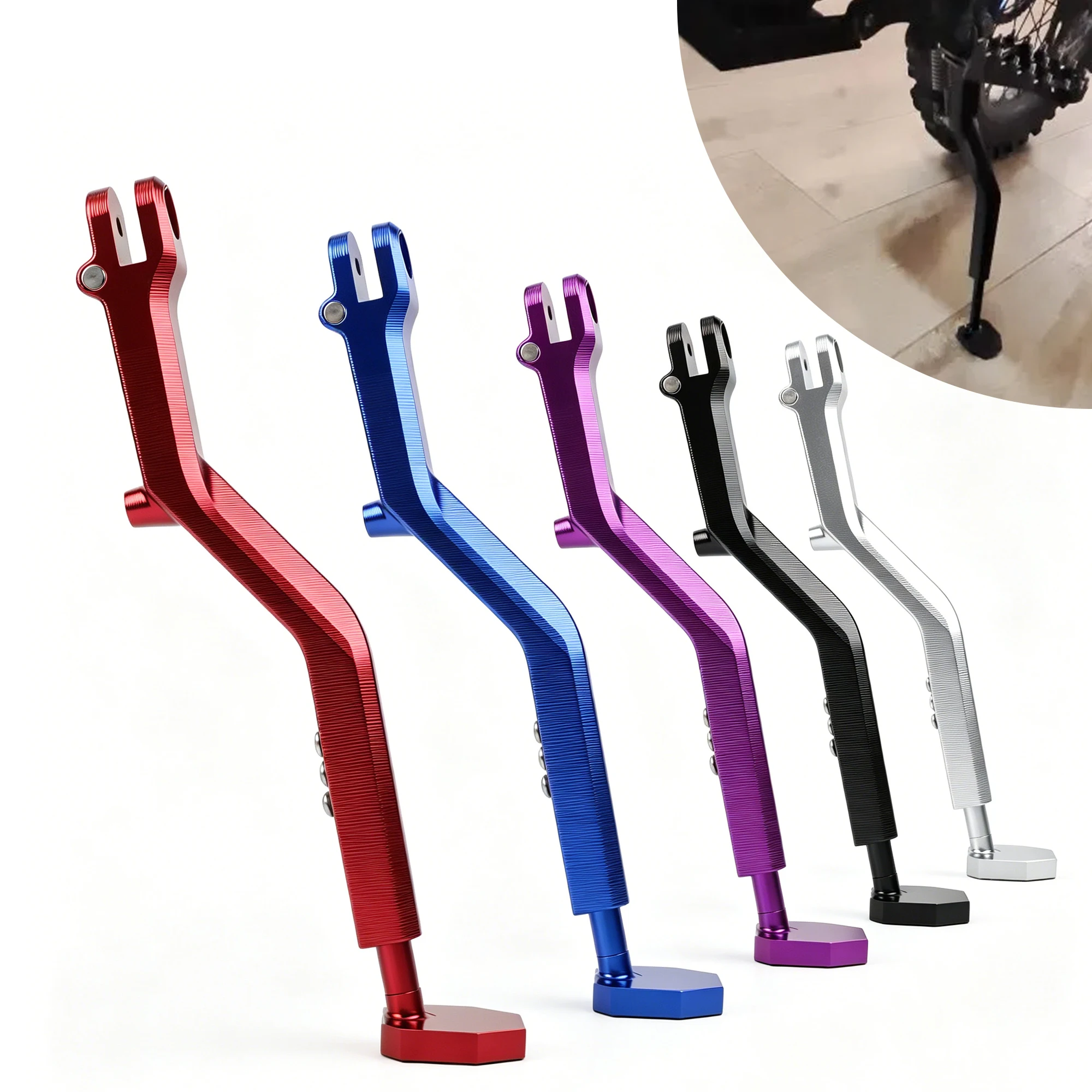 Motorcycle Foot Side Kick Stand Support Leg For Sur ron Light Bee X S Electric Ebike Dirtbike Motocross Modified Accessories view 3