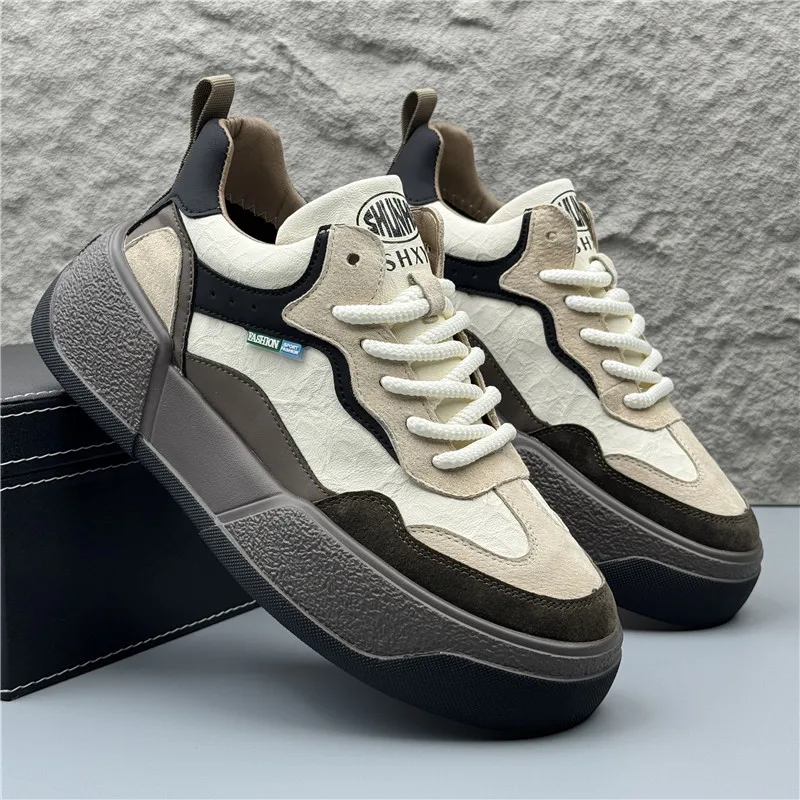 

Comfort Trend Men Sneakers Casual Shoes Height Lncreasing Shoes Thick Bottom Wear-Resistant Sports Footwear