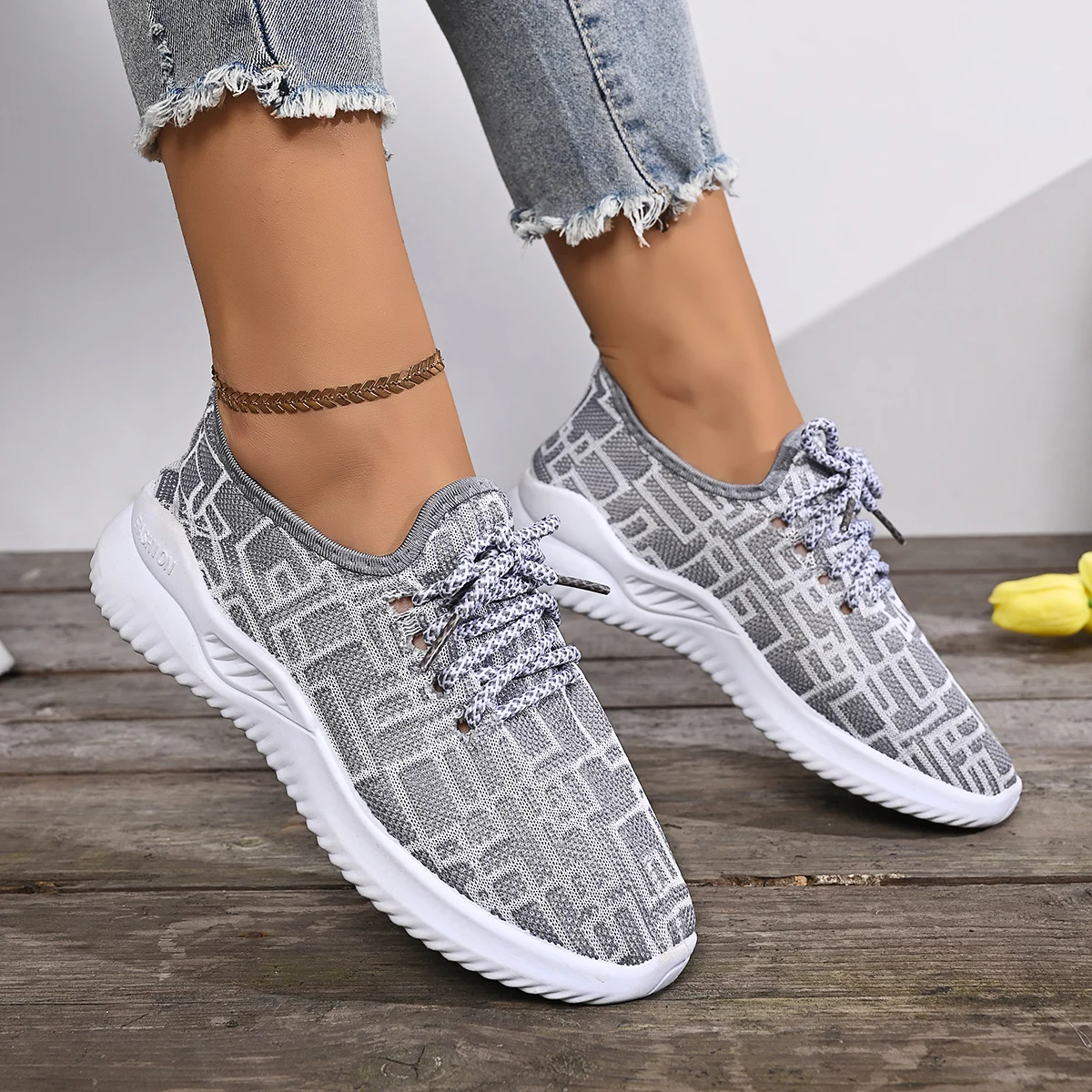 Women's Running Shoes Adult Sneakers Net Shoes Comfortable Soft Sneakers for Women Breathable Casual Shoes