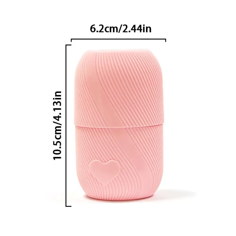 Rolo de gelo de silicone atualizado para beleza facial, ferramentas de cuidados com a pele, massageador facial reutilizável, molde de gelo para lifting facial, olhos e pescoço