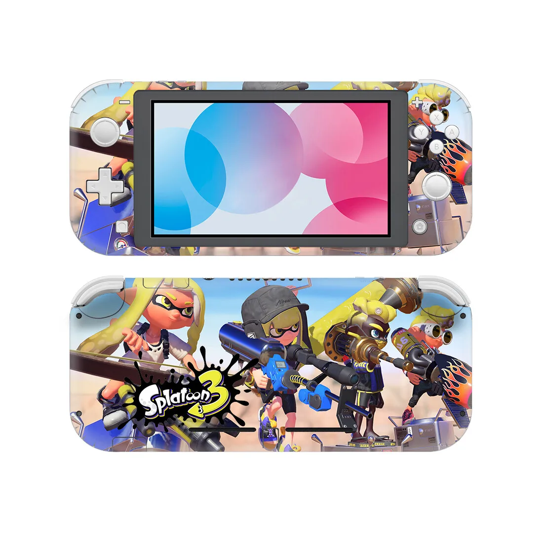 Game Splatoon Sticker Skin Cover for Nintendo Switch Lite Console Dock Charger Stand Holder Joycon Skin Vinyl