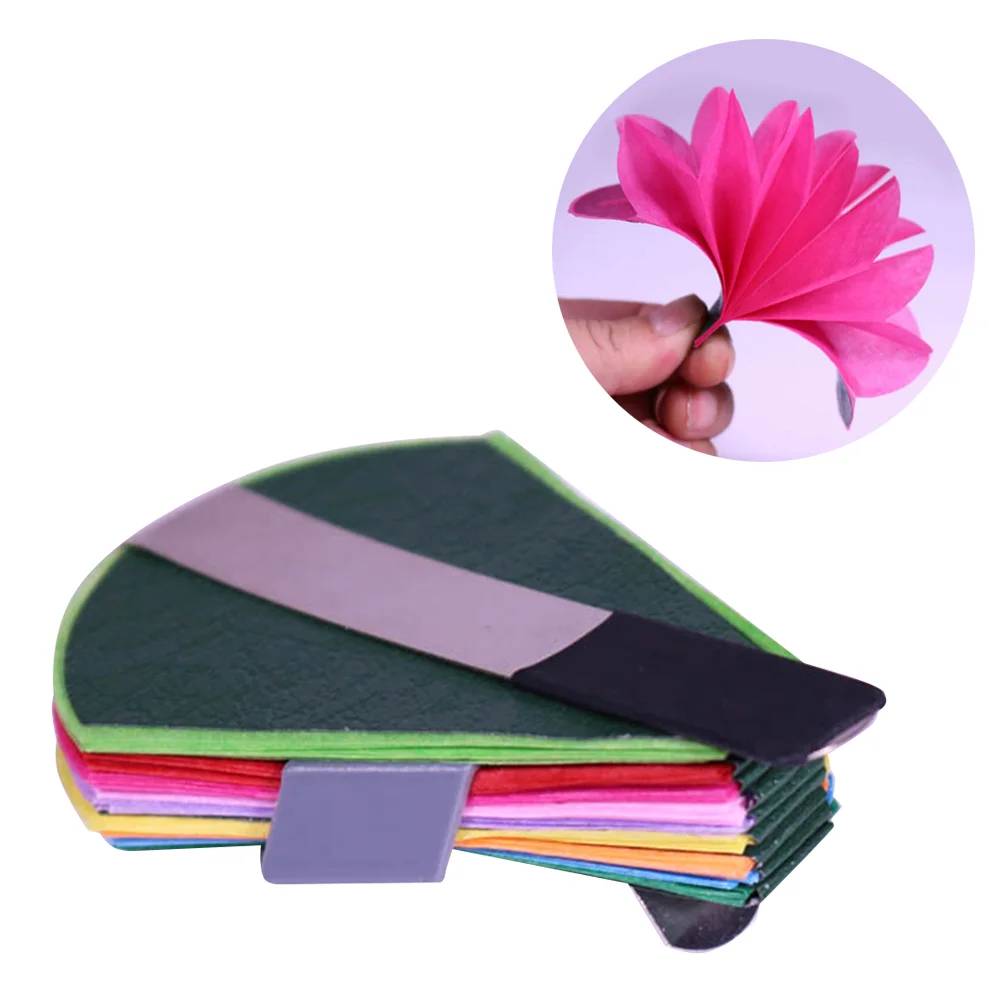 9 Pcs Paper Props Toy Party Pendant Supplies Flower Decors Decorations Double Layer Double-lay