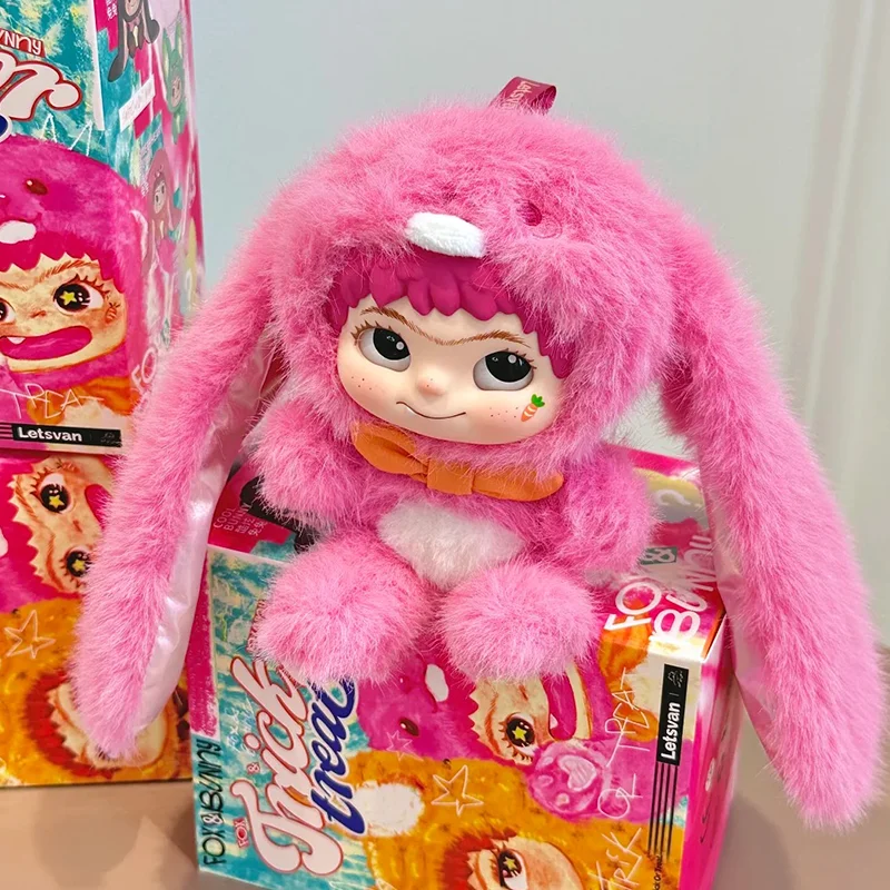 

Аутентичные плюшевые куклы Wakuku, модная слепая коробка, игрушки, милый кролик, лиса, персонажи, подарки, милый мультяшный коллекционный подарок на день рождения